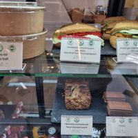 Sandwiches at Goosebumps Coffee Lab in Budapest