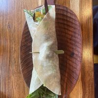 Vegan wrap  at Botanika Cafe in Ridgefield