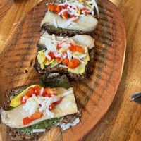 Eggplant sandwich (strangely not a sandwich)  at Botanika Cafe in Ridgefield