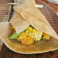 Breakfast sandwich at Botanika Cafe in Ridgefield