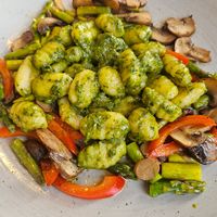 Delicious gnocchi at Botanika Cafe in Ridgefield