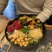 Falafel bowl   at The Naked Indigo in Innsbruck