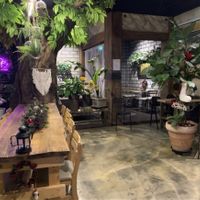 Upstairs seating   at Canvas Wood  in Jinju