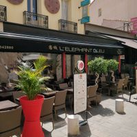 The exterior at L'Elephant Bleu in Antibes