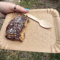 Peanut and coconut bar   at Café In The Ghetto in Brno