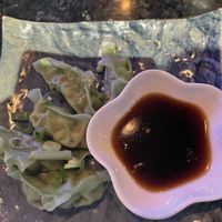 Steamed veggie dumplings  at Zhang Bistro in New Orleans