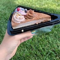 Tiramisu pie at CicoCebali Vegan Mutfak in Istanbul