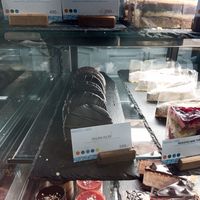 Vegan Isler mini-cake at La Fontana in Esztergom