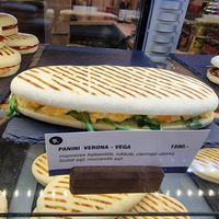 Vegetarian panini at La Fontana in Esztergom