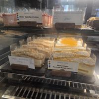 Vegan cake options 2 at La Fontana in Esztergom