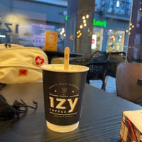 Dark hot chocolate  at IzyCoffee - Langemunt in Ghent