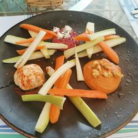 Hummus at El Cartero in El Palmar De Vejer