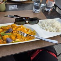 Glasses for portion size reference. at Old Zermatt in Zermatt
