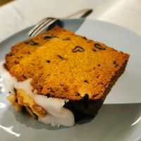 Vegan pumpkin cake at Hoppenworth & Ploch - Markt in Frankfurt