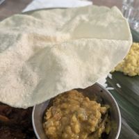 Thalia mit Papadam at Le Petit Veg in Paris