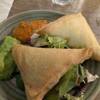 Samosa at Le Petit Veg in Paris