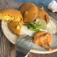 Two  vegan sauces  at Le Petit Veg in Paris