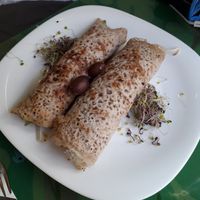 Buckwheat pancakes at Dream House in Sofia