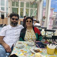 Happy vegan customers  at Veggie Beer House in Valparaiso