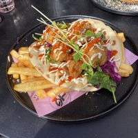 Cauliflower gyros  at Yiayia's Garden in Haberfield