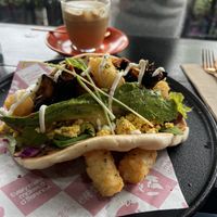 Gyros   at Yiayia's Garden in Haberfield