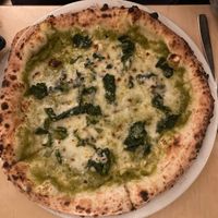 Pizza Bianca e verde  at Nina Pizza - St-Jean-Baptiste in Quebec