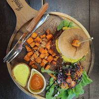 Vegan Burger at Pure Vegan Heaven - Food Stall in Koh Phangan