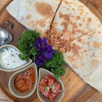 Mushroom quesadilla at Pure Vegan Heaven - Food Stall in Koh Phangan