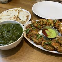 Tofu Palak, Pakoda  at Annakoot Veg-Veg Cuisine in Kathmandu