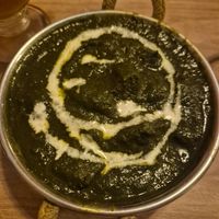 Palak seitan at Annakoot Veg-Veg Cuisine in Kathmandu