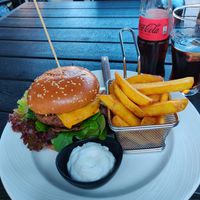 Vegansk burger at Rungsted Kro in Rungsted