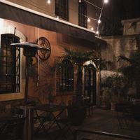 Outside at Cuma in Istanbul