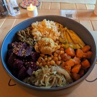 Vegan Rainbow Bowl at LEVEL - Vegan & Gluten Free in Antalya