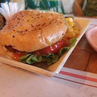 Cheese burger at LEVEL - Vegan & Gluten Free in Antalya