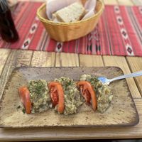 Baked aubergine salad - Crama Sibiană, Sibiu  at Crama Sibiană in Sibiu