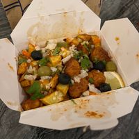 My order - Carne de "porco" a Portuguesa at A Minha Avó in Lisbon