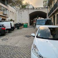 The street the cloud kitchen is on at A Minha Avó in Lisbon
