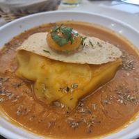 Francesinha at A Minha Avó in Lisbon