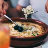 "Bacalhau" com natas at A Minha Avó in Lisbon