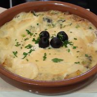 "Bacalhau" com natas at A Minha Avó in Lisbon