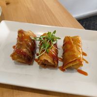Sausage rolls aka estaladiços de alheiras at A Minha Avó in Lisbon