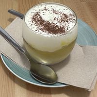 Portuguese dessertt  at A Minha Avó in Lisbon