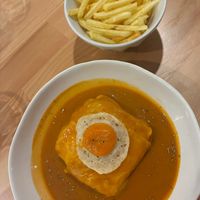 Francesinha  at A Minha Avó in Lisbon