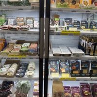 Vegan cheeses & meats/ formaggi e carne vegana  at Il Germoglio in Bari
