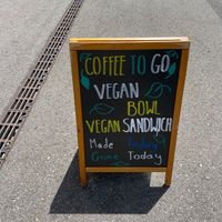 Advertising outside 2 at Veg Box in Duebendorf