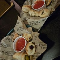 Lovely small bite food completely vegan at Frankenstein and Bier Keller in Edinburgh