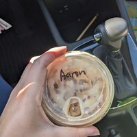 Banana brown sugar shaken espresso at Twisted Grounds in Madison