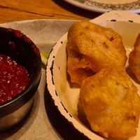 Half a portion of cauliflower wings at Foreign Muck in Saltash
