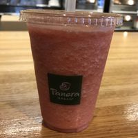 Vegan smoothie   at Panera Bread in Bismarck