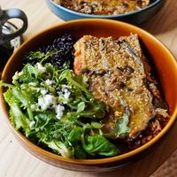 Aubergine Lasagna at Bloom Kitchen in Limoges